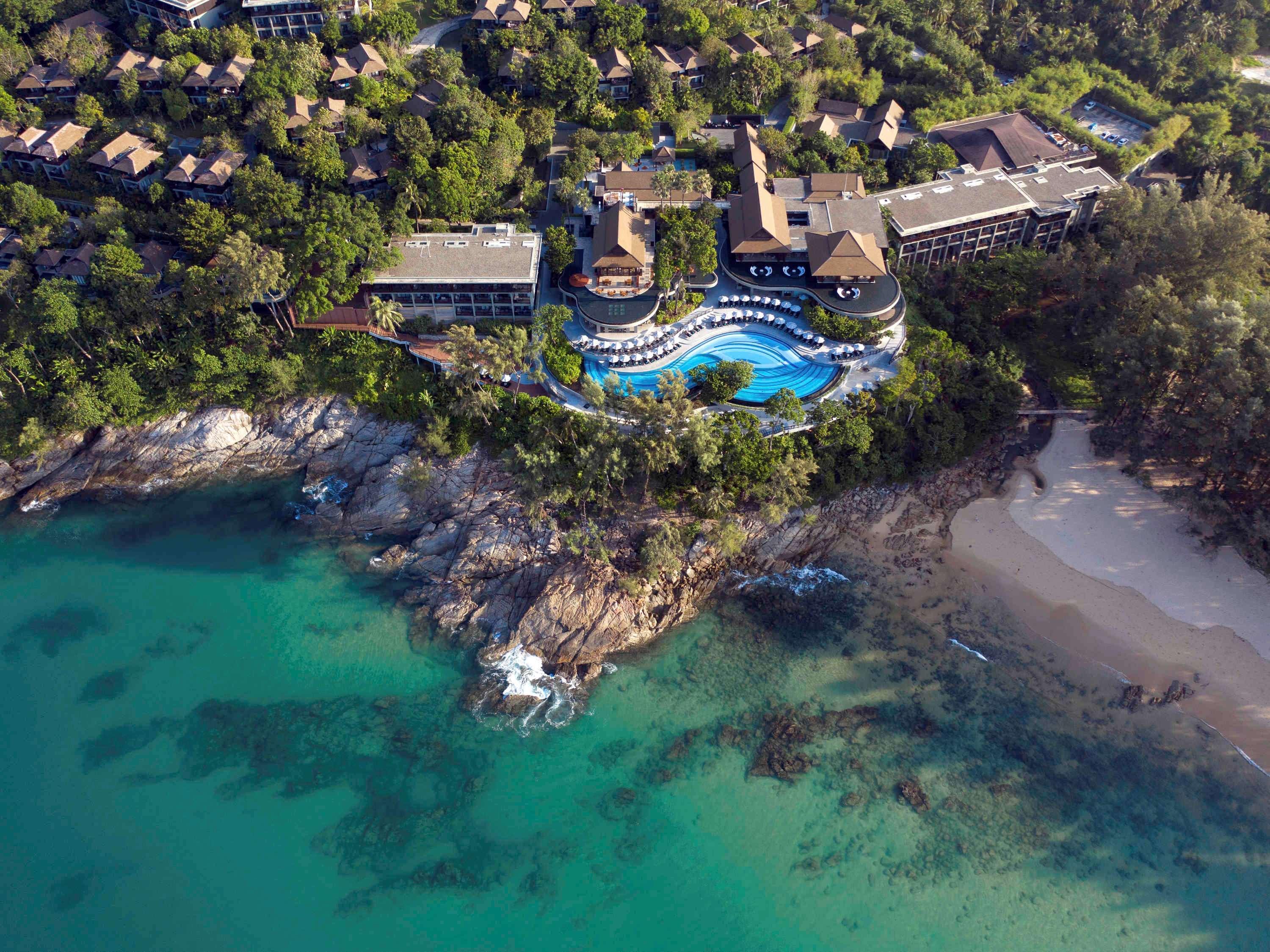 Pullman Phuket Arcadia Naithon Beach المظهر الخارجي الصورة Aerial view of the resort